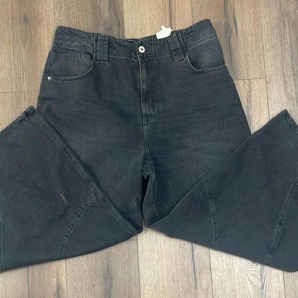 Free People We The Free Chill Vibes Dropped Wide-Leg Jeans sz 29 - Picture 3 of 12